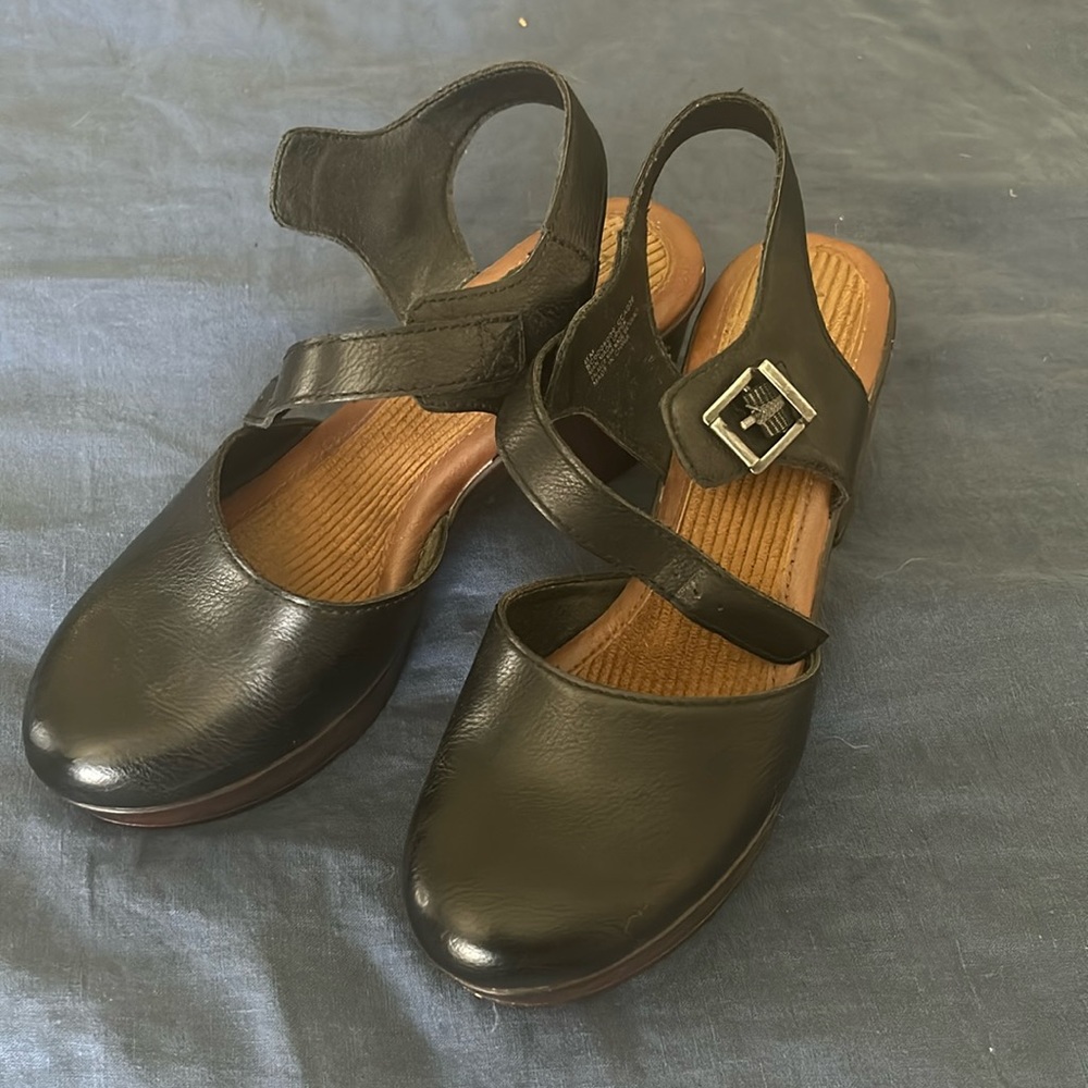 BOC Mary Jane black with three inch heel.